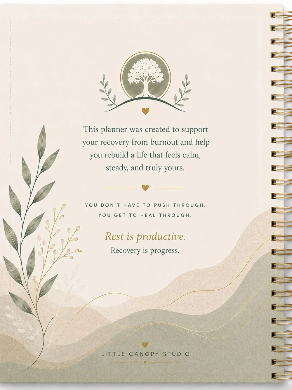 Burnout Recovery OS Wellness-Burnout-Overwhelmed Minds Reset Journal-Self Care